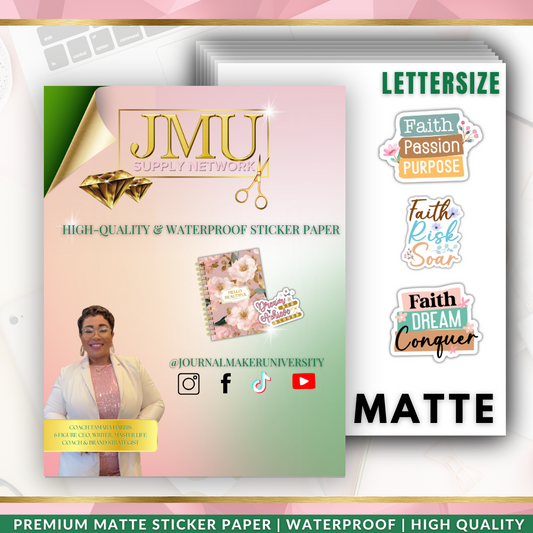 JMU matter waterproof sticker paper