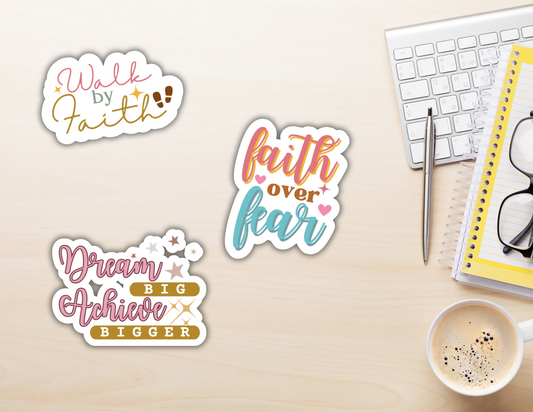 Faith inspired sticker set 1